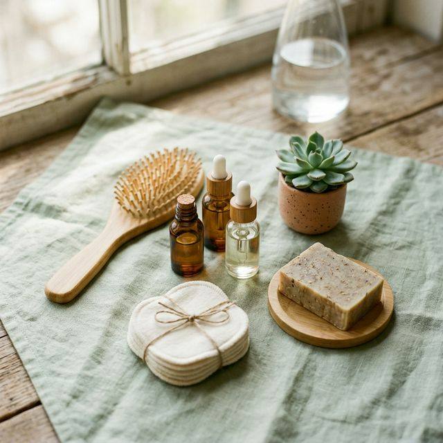 Eco-friendly beauty routine